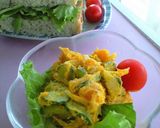 A picture of step 6 of Deli-Style Kabocha Salad with Aromatic Cinnamon.