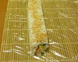 A picture of step 12 of California Rolls.