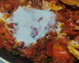 A picture of step 7 of Jain Paneer Tikka Masala Shawarma.