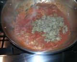 A picture of step 7 of Philly pepperoni pizza steak.