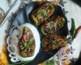 A picture of step 8 of Winter stuffed capsicum.
