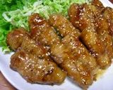 A picture of step 10 of Nagaimo Yam and Pork Teriyaki Rolls.