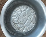 A picture of step 4 of Arrow Roots (Nduma)Leaves bhajiya#authors marathon.