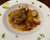A picture of step 6 of Cajun Baked Chicken Thighs.