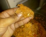 A picture of step 7 of Kafta Kabab.