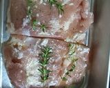 A picture of step 1 of Chicken Sautéed in Shio-Koji - Served with Tartar Sauce.