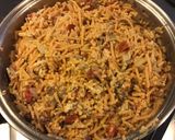 Une image de l'étape 5 de Spaghettis coupés aux sardines tomates et pecorino.