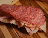 A picture of step 4 of Italian Hoagie (By an Ex-Jersey Mikes Employee).