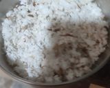 A picture of step 2 of Bisibelabath(Tamilnadu style)variety vegetables,rice,tuvar dal.