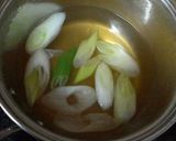 A picture of step 1 of Rave Reviews from the Little Ones! Imitation Crab and Egg Soup.