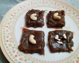 A picture of step 5 of Banana Halwa.