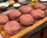 Creamy Jalapeo Stuffed Burgers with Raspberry Chipotle Sauce recipe step 5 photo