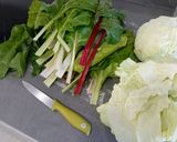 Foto del paso 1 de la receta: Verduras de hoja pochadas