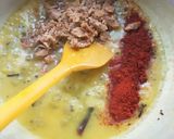 A picture of step 3 of Raw Mango Curry/Subji.