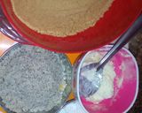 A picture of step 1 of Nariyal Swiss Roll.