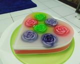 Foto langkah ke 4 dari resep Puding love murah meriah.