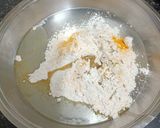 A picture of step 1 of Layered Methi Paratha.