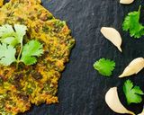 A picture of step 2 of Jowar corn paratha (sorghum).