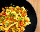 عکس مرحله 10 از دستور اسپاگتی تخم مرغ (Egg spaghetti)
