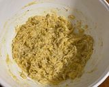 A picture of step 3 of Pasta Carbonara.