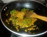 A picture of step 5 of Mirchi ka koota.