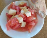 Foto del paso 3 de la receta: Tomate con queso, pa' la once!
