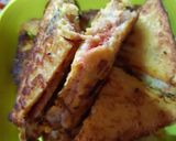 A picture of step 4 of Paneer cheese ketchup pakoda.
