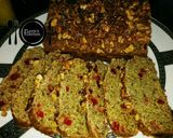 A picture of step 12 of Oats banana walnut tutifuti bread.