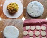 A picture of step 5 of Mix Vegetable Cheesy Paneer Kachori Welcoming Monsoon.