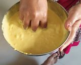 A picture of step 2 of Khaman dhokla.