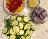 A picture of step 3 of Lemon Garlic Zucchini Chicken.