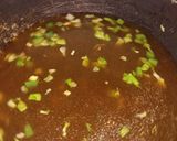 A picture of step 4 of Veg Manchow Soup.