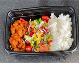 A picture of step 2 of Chipotle Chicken With Corn Salad:.