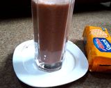 A picture of step 2 of BanaBeet Smoothie.