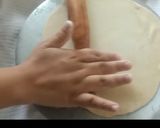 A picture of step 6 of Soft Chapati with new method.