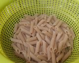 Foto del paso 1 de la receta: Plumas integrales con ventresca de bacalao (aprovechamiento)