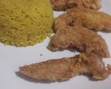 Foto del paso 4 de la receta: Arroz al curry con pollo apanado