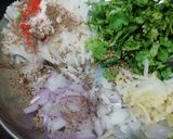 A picture of step 2 of Cilantro and Radish Paratha.