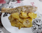Foto del paso 5 de la receta: Mero sobre cama de patatas