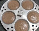 A picture of step 4 of Chocolate idli.