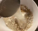 A picture of step 2 of Caribbean spiced pancakes with pineapple.