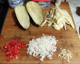 Foto del paso 2 de la receta: Berenjena de atún y carne