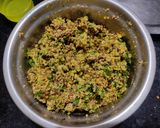 गावरानी चणे आणि तुरीचे चाकवत घातलेले वडे.(Gavran Chane Turi Chakvat Bhaji Vade Recipe In Marathi) रेसिपी स्टेप 4 फोटो 