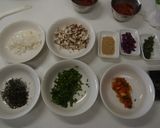 A picture of step 2 of Japanese and Korean style snack pizza.