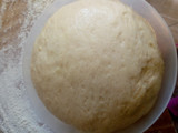 Trenza rellena de queso crema