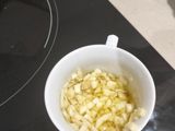 Arroz meloso de pollo al ajillo