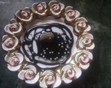 A picture of step 21 of Chocolate floating icecream in 3 flavours.