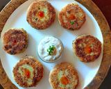 A picture of step 6 of Aloo Matar Cutlets with Curd Mayo Dip.