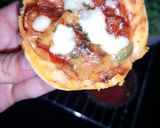 A picture of step 9 of One bite of pizza cup.