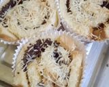Foto langkah ke 11 dari resep Roti tawar coklat, keju panggang.